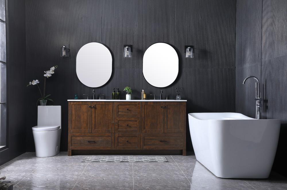Elegant Furniture & Lighting - Soma 72 Inch Double Bathroom Vanity In Expresso - VF2872DEX veiw 5