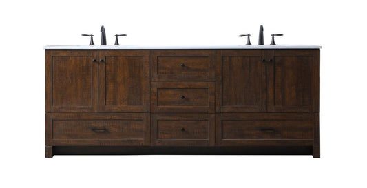 Elegant Furniture & Lighting - Soma 84 Inch Double Bathroom Vanity In Expresso - VF2884DEX veiw 1