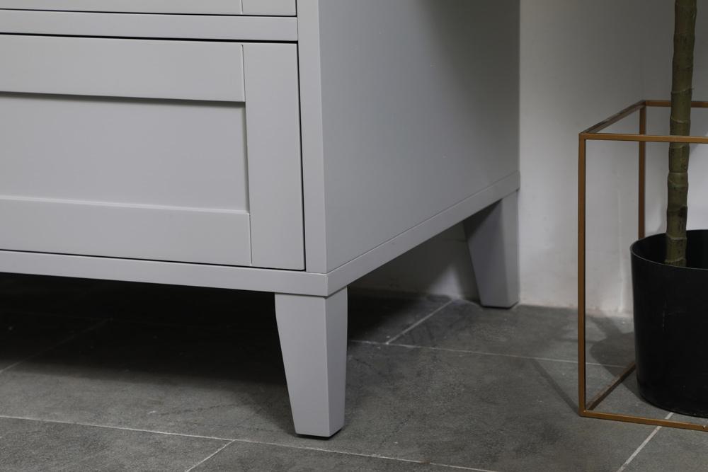 Elegant Furniture & Lighting - Sommerville 30 inch Single Bathroom Vanity in Grey with Backsplash - VF18030GR-BS veiw 11