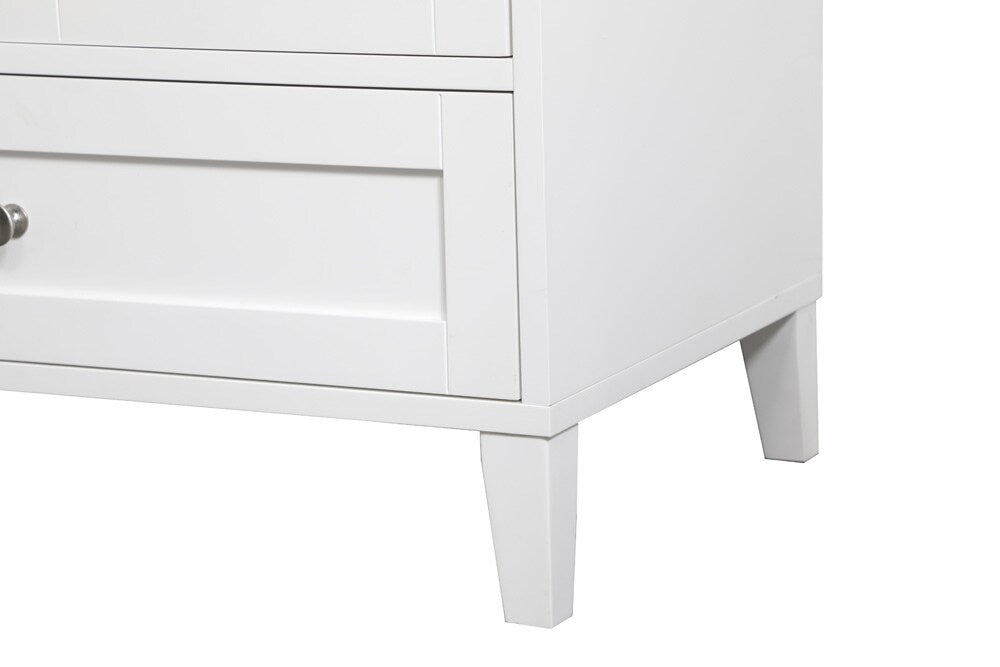 Elegant Furniture & Lighting - Sommerville 30 inch Single Bathroom Vanity in White with Backsplash - VF18030WH-BS veiw 6