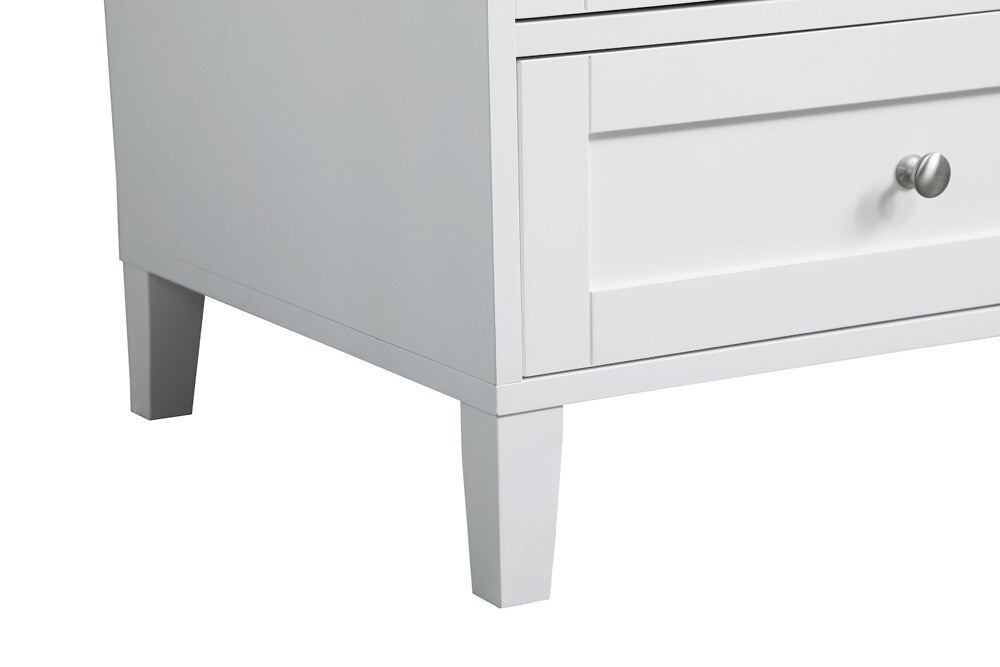 Elegant Furniture & Lighting - Sommerville 36 inch Single Bathroom Vanity in White with Backsplash - VF18036WH-BS veiw 6