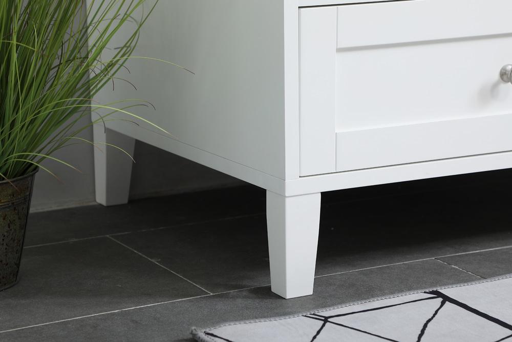 Elegant Furniture & Lighting - Sommerville 36 inch Single Bathroom Vanity in White with Backsplash - VF18036WH-BS veiw 12
