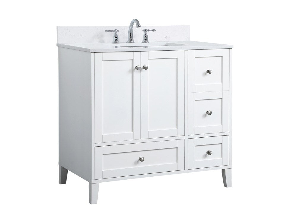 Elegant Furniture & Lighting Sommerville Bathroom Vanity - Thumbnail 5