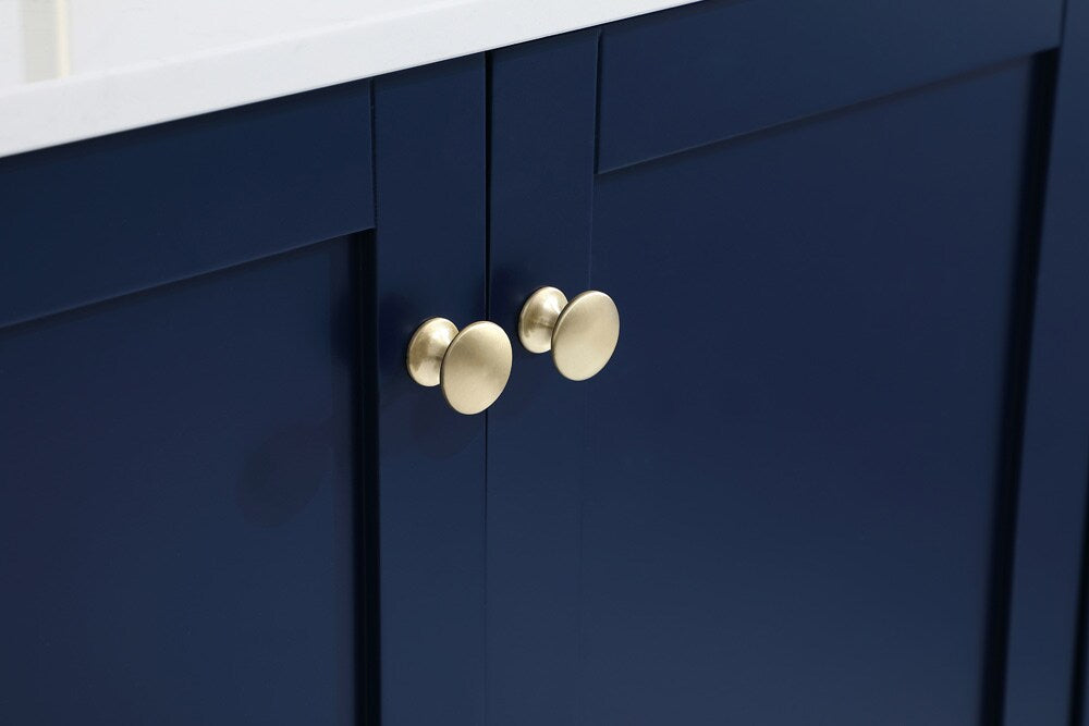 Elegant Furniture & Lighting - Sommerville 42 inch Single Bathroom Vanity in Blue with Backsplash - VF18042BL-BS veiw 6