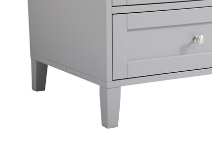 Elegant Furniture & Lighting - Sommerville 48 inch Single Bathroom Vanity in Grey with Backsplash - VF18048GR-BS veiw 6