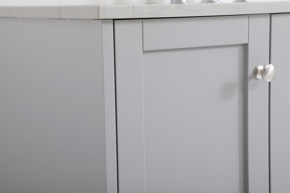Elegant Furniture & Lighting - Sommerville 48 inch Single Bathroom Vanity in Grey with Backsplash - VF18048GR-BS veiw 11