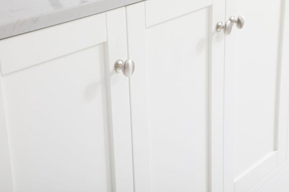 Elegant Furniture & Lighting - Sommerville 48 inch Single Bathroom Vanity in White with Backsplash - VF18048WH-BS veiw 11