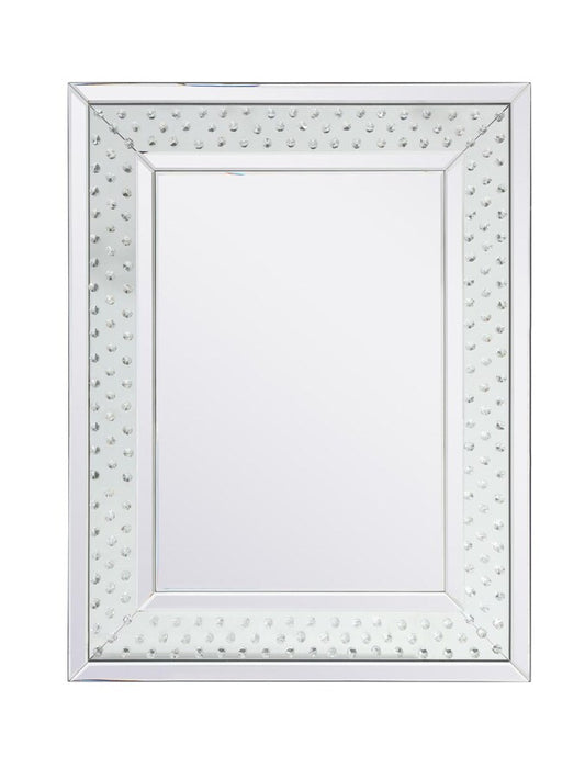 Elegant Furniture & Lighting - Sparkle crystal mirror 28 x 36 inch - MR912836 veiw 1