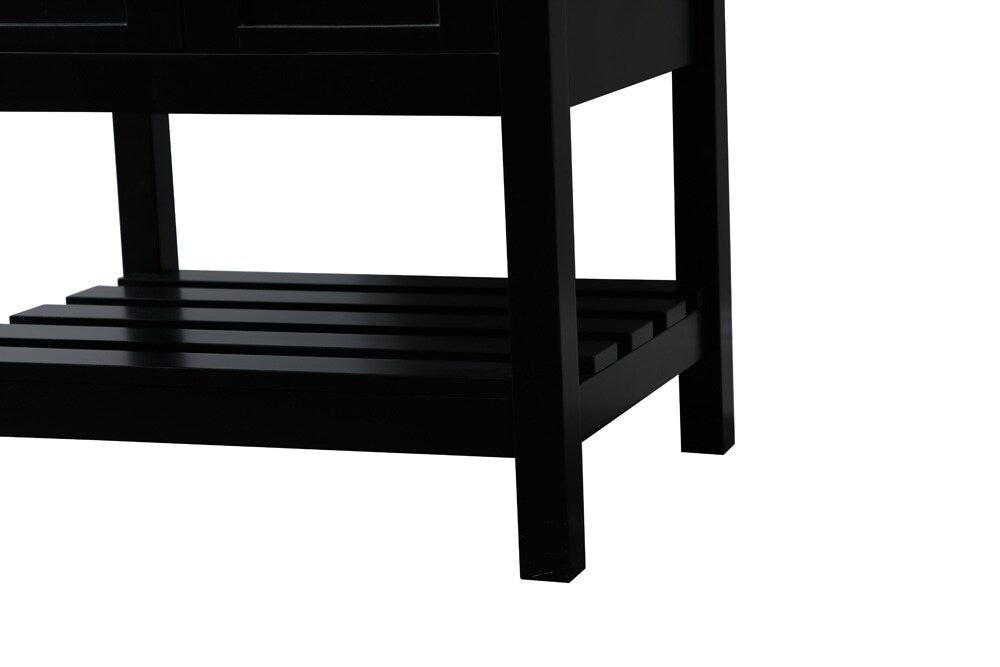 Elegant Furniture & Lighting - Theo 24 inch Single bathroom vanity in black - VF16424BK veiw 6