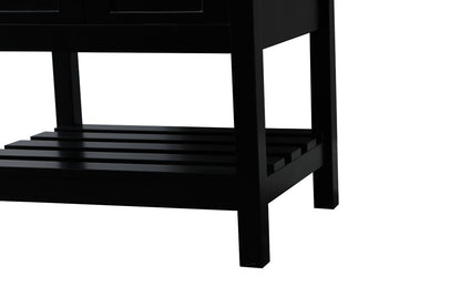 Elegant Furniture & Lighting - Theo 24 inch Single bathroom vanity in black - VF16424BK veiw 6