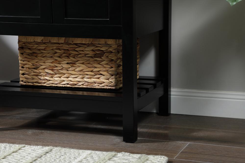 Elegant Furniture & Lighting - Theo 24 inch Single bathroom vanity in black - VF16424BK veiw 13