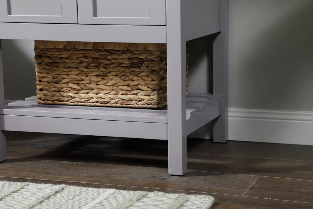 Elegant Furniture & Lighting - Theo 24 inch Single bathroom vanity in grey - VF16424GR veiw 13