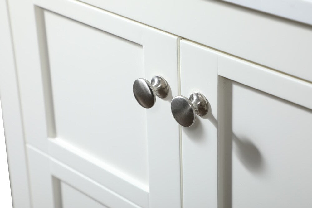 Elegant Furniture & Lighting - Theo 24 inch Single bathroom vanity in white - VF16424WH veiw 5