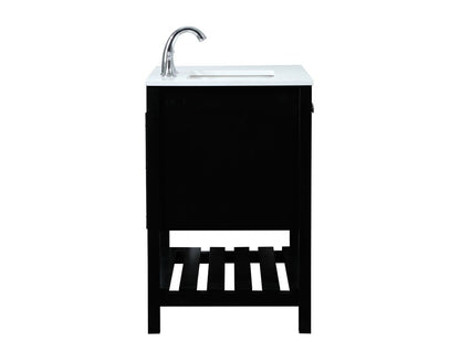 Elegant Furniture & Lighting - Theo 32 inch Single bathroom vanity in black - VF16432BK veiw 7
