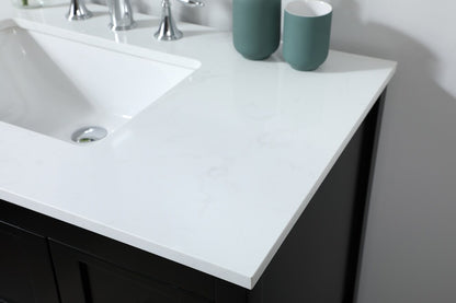 Elegant Furniture & Lighting - Theo 32 inch Single bathroom vanity in black - VF16432BK veiw 12