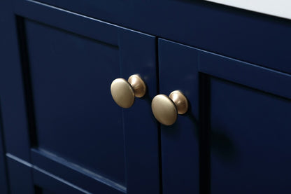 Elegant Furniture & Lighting - Theo 32 inch Single bathroom vanity in blue - VF16432BL veiw 5
