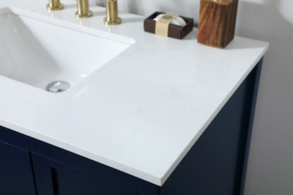 Elegant Furniture & Lighting - Theo 32 inch Single bathroom vanity in blue - VF16432BL veiw 12