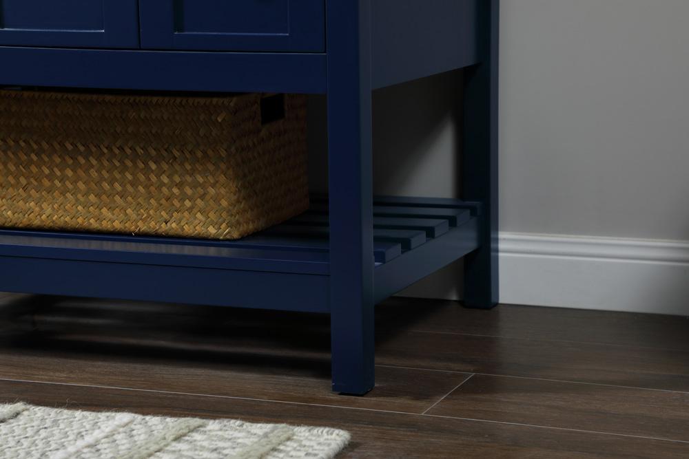 Elegant Furniture & Lighting - Theo 32 inch Single bathroom vanity in blue - VF16432BL veiw 13