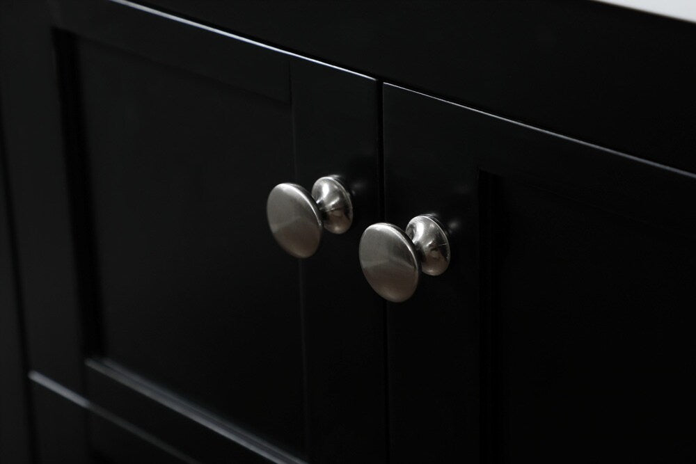 Elegant Furniture & Lighting - Theo 32 inch Single bathroom vanity in black with backsplash - VF16432BK-BS veiw 5