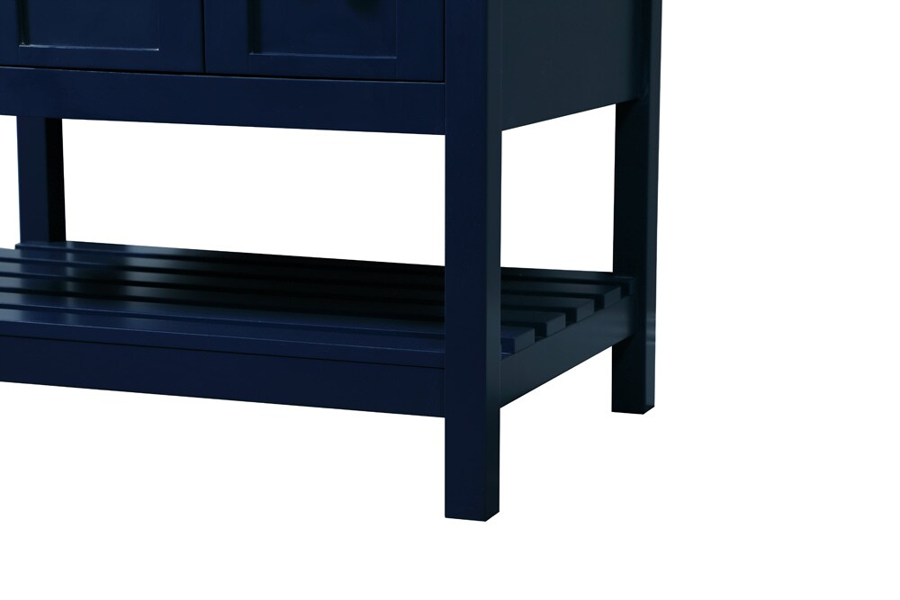 Elegant Furniture & Lighting - Theo 32 inch Single bathroom vanity in blue with backsplash - VF16432BL-BS veiw 6