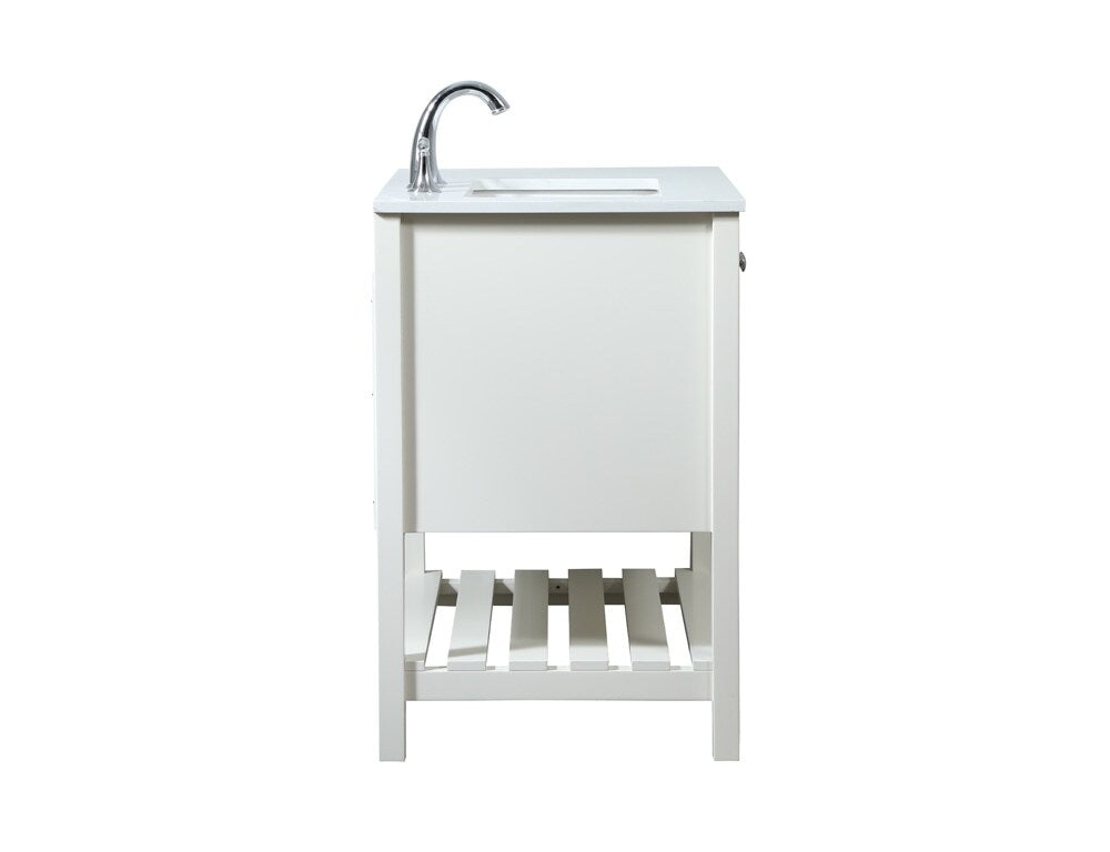 Elegant Furniture & Lighting - Theo 32 inch Single bathroom vanity in white - VF16432WH veiw 7