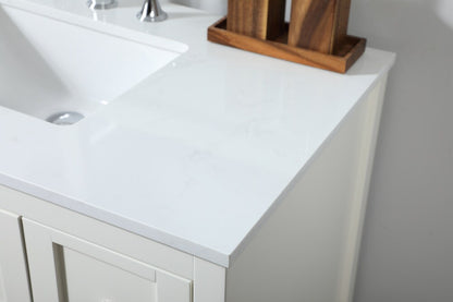 Elegant Furniture & Lighting - Theo 32 inch Single bathroom vanity in white - VF16432WH veiw 12