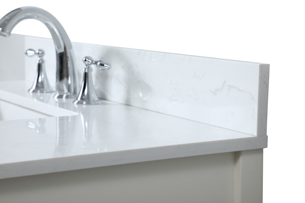 Elegant Furniture & Lighting - Theo 32 inch Single bathroom vanity in white with backsplash - VF16432WH-BS veiw 4