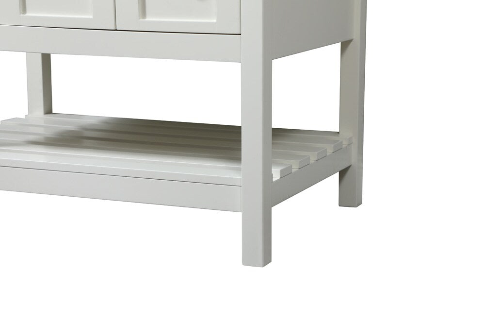 Elegant Furniture & Lighting - Theo 32 inch Single bathroom vanity in white with backsplash - VF16432WH-BS veiw 6