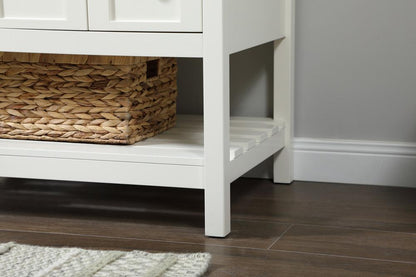 Elegant Furniture & Lighting - Theo 32 inch Single bathroom vanity in white with backsplash - VF16432WH-BS veiw 13