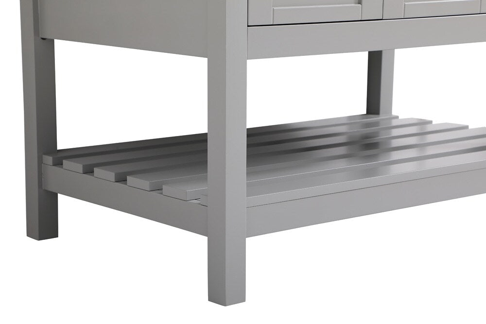 Elegant Furniture & Lighting - Theo 36 inch Single Bathroom Vanity in Gray with Backsplash - VF16436GR-BS veiw 5