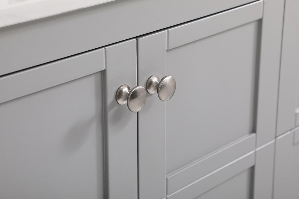 Elegant Furniture & Lighting - Theo 36 inch Single Bathroom Vanity in Gray with Backsplash - VF16436GR-BS veiw 6