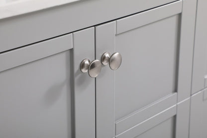 Elegant Furniture & Lighting - Theo 36 inch Single Bathroom Vanity in Gray with Backsplash - VF16436GR-BS veiw 6