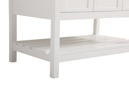 Elegant Furniture & Lighting - Theo 36 inch Single Bathroom Vanity in White with Backsplash - VF16436WH-BS veiw 5