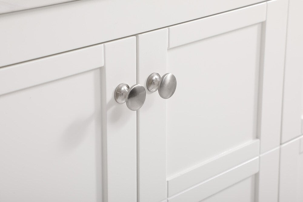 Elegant Furniture & Lighting - Theo 36 inch Single Bathroom Vanity in White with Backsplash - VF16436WH-BS veiw 6