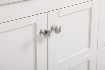 Elegant Furniture & Lighting - Theo 36 inch Single Bathroom Vanity in White with Backsplash - VF16436WH-BS veiw 6