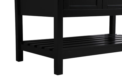 Elegant Furniture & Lighting - Theo 42 inch Single Bathroom Vanity in Black with Backsplash - VF16442BK-BS veiw 5