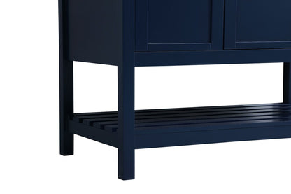 Elegant Furniture & Lighting - Theo 42 inch Single Bathroom Vanity in Blue with Backsplash - VF16442BL-BS veiw 5
