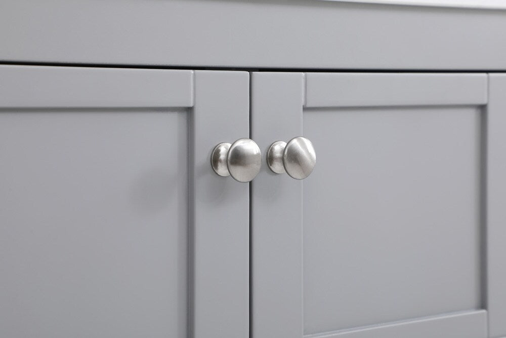 Elegant Furniture & Lighting - Theo 48 inch Single Bathroom Vanity in Gray with Backsplash - VF16448GR-BS veiw 6