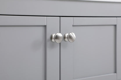 Elegant Furniture & Lighting - Theo 48 inch Single Bathroom Vanity in Gray with Backsplash - VF16448GR-BS veiw 6