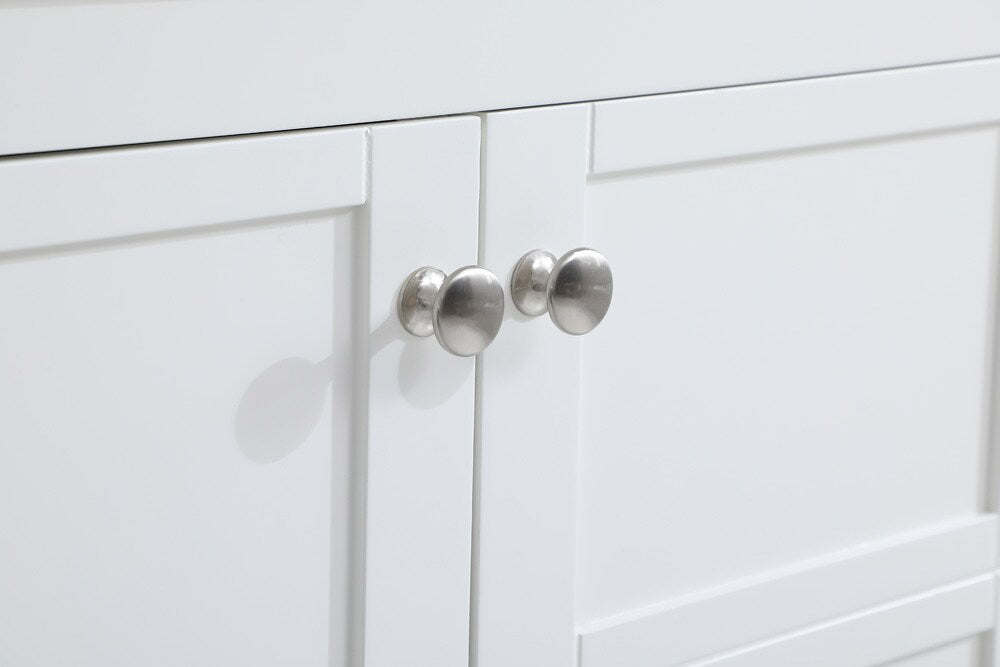 Elegant Furniture & Lighting - Theo 48 inch Single Bathroom Vanity in White with Backsplash - VF16448WH-BS veiw 6