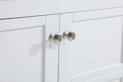 Elegant Furniture & Lighting - Theo 48 inch Single Bathroom Vanity in White with Backsplash - VF16448WH-BS veiw 6