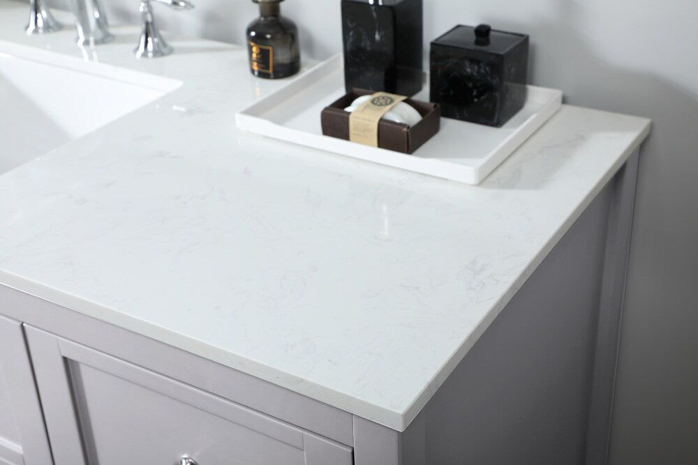 Elegant Furniture & Lighting - Theo 60 inch Single bathroom vanity in grey - VF16460GR veiw 12