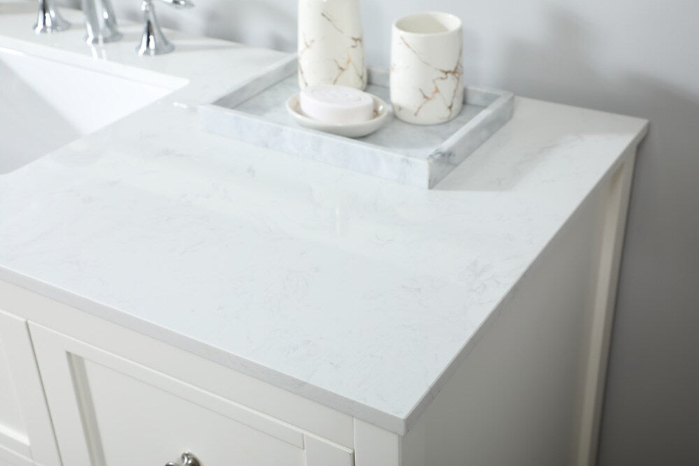 Elegant Furniture & Lighting - Theo 60 inch Single bathroom vanity in white - VF16460WH veiw 12