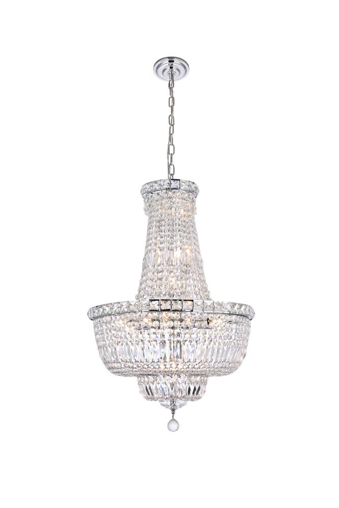 Elegant Furniture & Lighting Tranquil 22 Light Chandelier