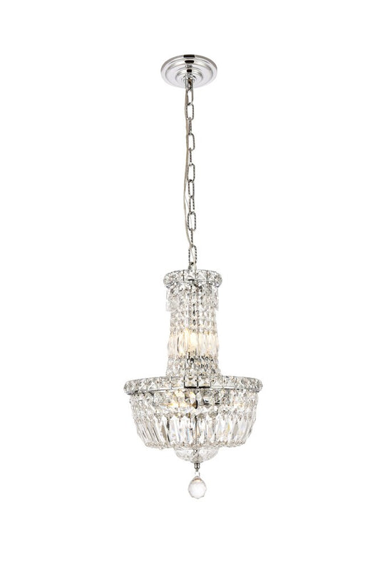 Elegant Furniture & Lighting - Tranquil 6 light Chrome Pendant Clear Royal Cut Crystal - V2528D12C/RC veiw 1
