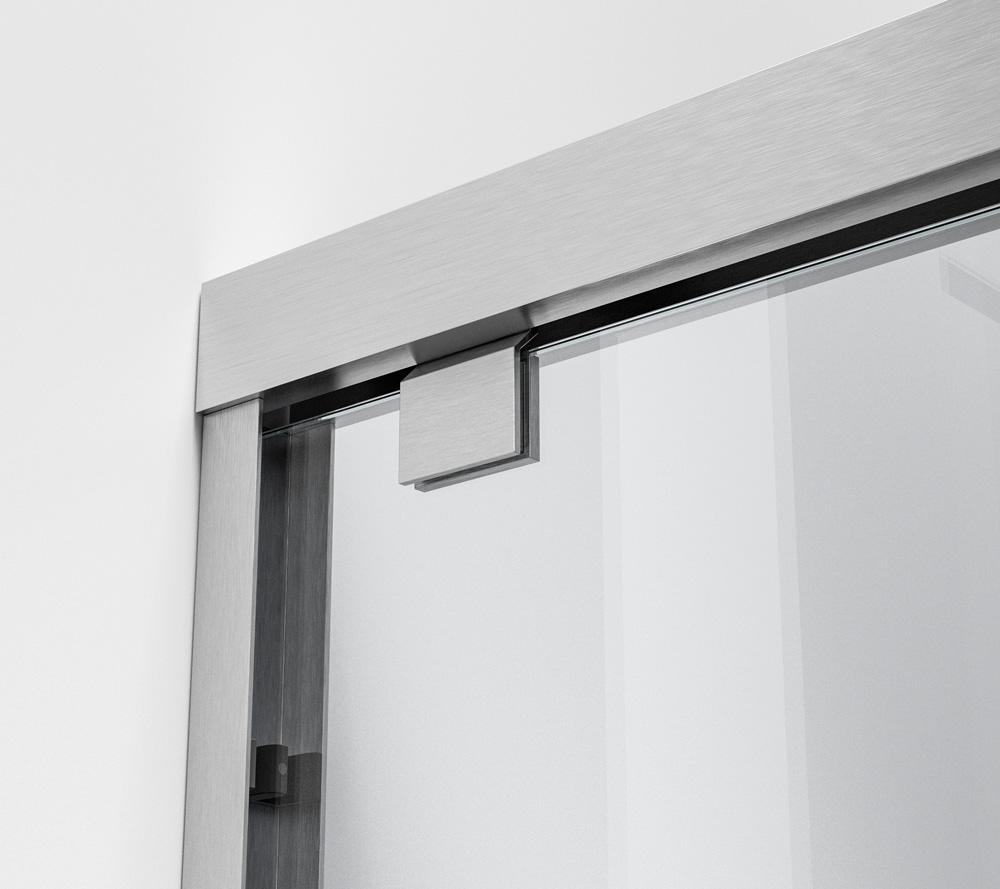 Elegant Furniture & Lighting - Trenton Semi-frameless tub door 60 x 60 Brushed Nickel - TD333-6060BNK veiw 7