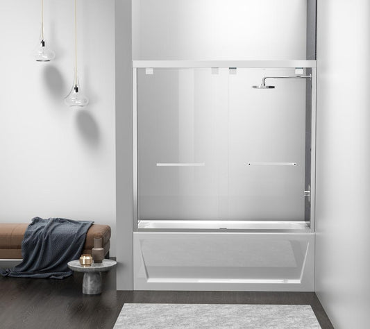 Elegant Furniture & Lighting - Trenton Semi-frameless tub door 60 x 60 Polished Chrome - TD333-6060PCH veiw 1