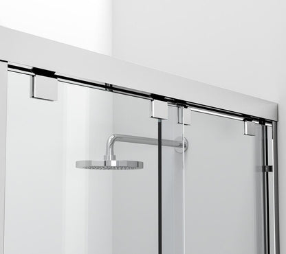 Elegant Furniture & Lighting - Trenton Semi-frameless tub door 60 x 60 Polished Chrome - TD333-6060PCH veiw 6