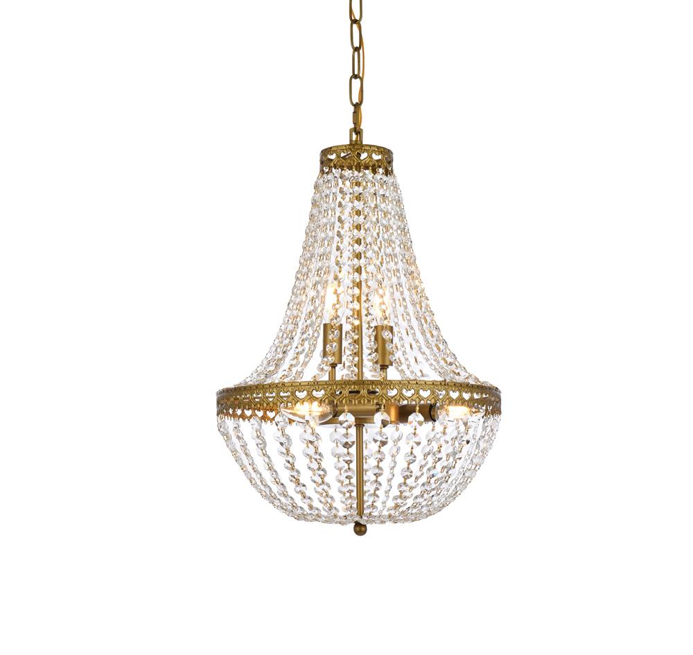 Elegant Furniture & Lighting Valeria 14 inch pendant