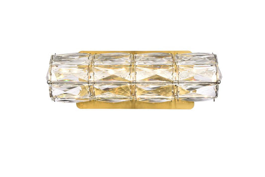 Elegant Furniture & Lighting - Valetta 12 inch LED linear wall sconce in gold - 3501W12G veiw 1